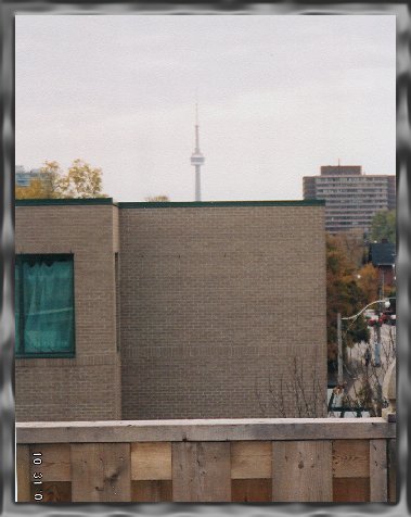 The CN Tower in Toronto from our room