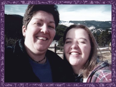 Self-portrait
with the view behind us